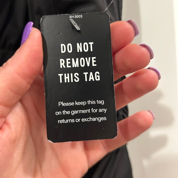 Express Asymmetrical Black Body Suit - Picture 2 of 5